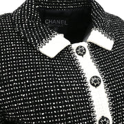 Chanel 1996 Setup Suit Jacket Skirt Black #40