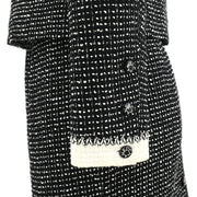 Chanel 1996 Setup Suit Jacket Skirt Black #40