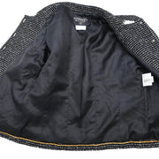 Chanel 1996 Setup Suit Jacket Skirt Black #40