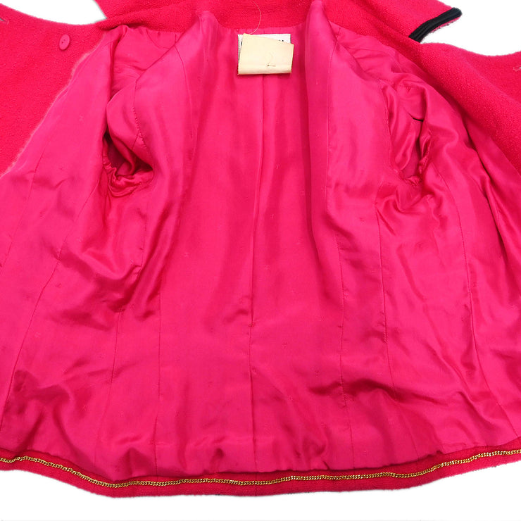 Chanel Setup Suit Jacket Skirt Pink 22 #38