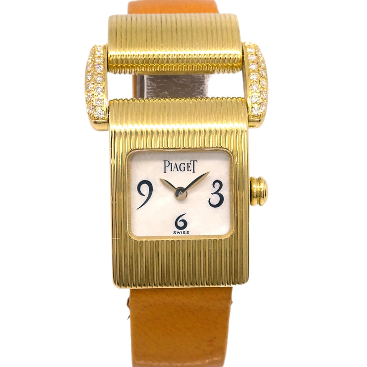 Piaget Miss Protocole Quartz Watch 18KYG Diamond