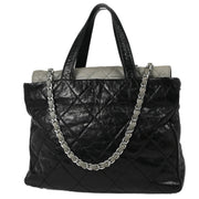 Chanel 2009-2010 Black Calfskin Portobello 2way Shoulder Handbag