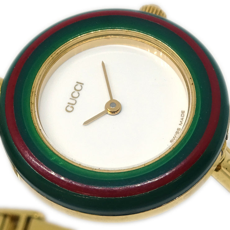 Gucci 11/12.2 Change Bezel Chameleon Watch SS