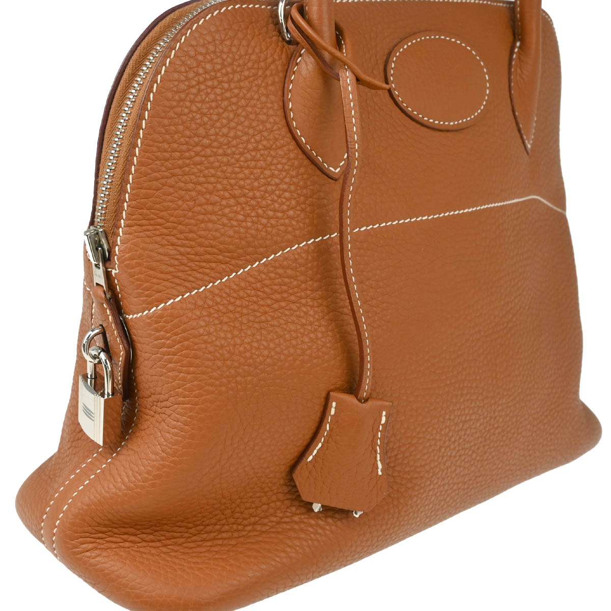 Hermes 2015 Gold Taurillon Clemence Bolide 31 2way Shoulder Handbag