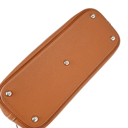 Hermes 2015 Gold Taurillon Clemence Bolide 31 2way Shoulder Handbag