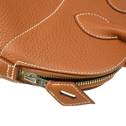 Hermes 2015 Gold Taurillon Clemence Bolide 31 2way Shoulder Handbag