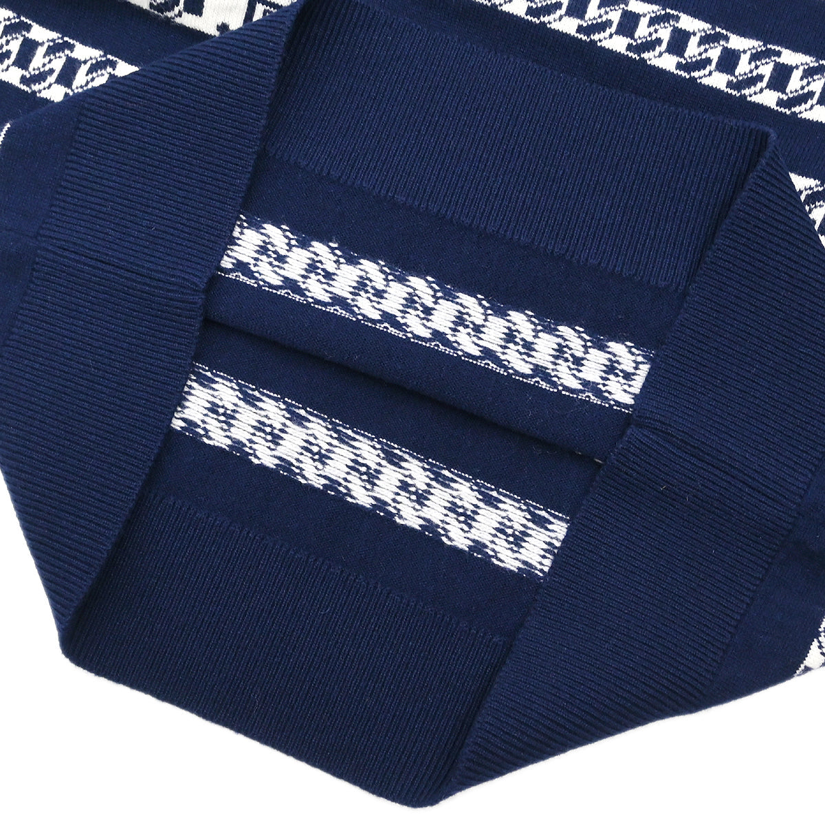 Chanel 2017 Sweater Knit Navy #42