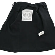 Chanel 2003 Sports Line Zip Up Hooded Jacket Black #36