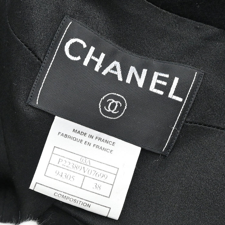 Chanel 2003 Coat Black #38