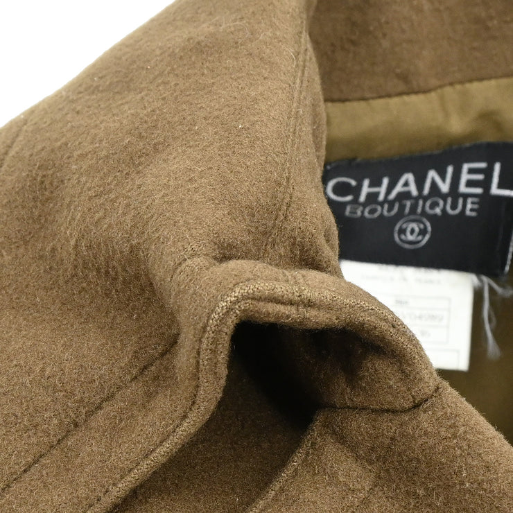 Chanel 1996 Double Breasted Jacket Brown #36