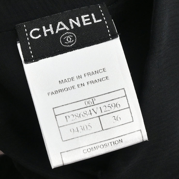 Chanel 2006 Blouse Shirt Black #36