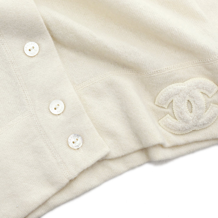 Chanel 2001 Cardigan White #38