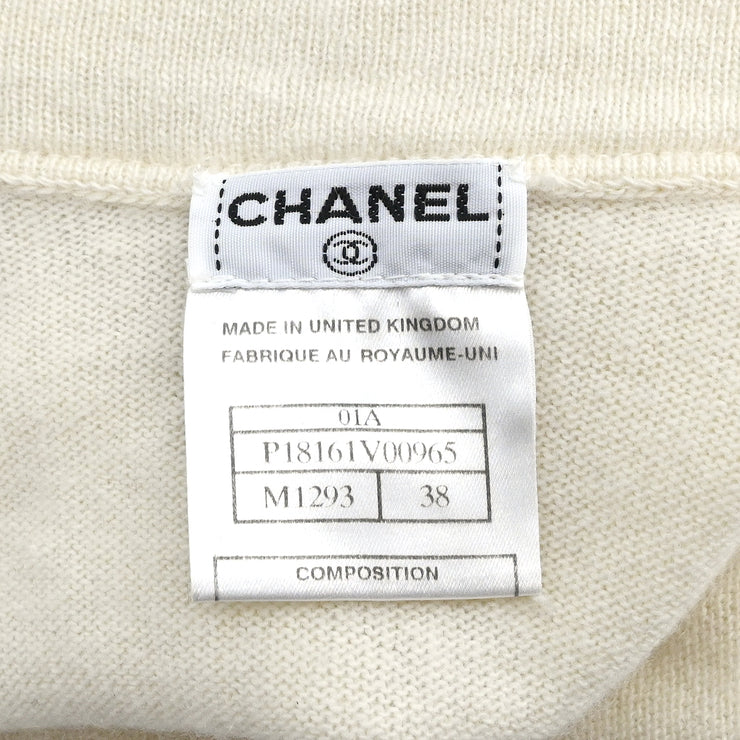 Chanel 2001 Cardigan White #38