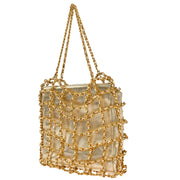 Chanel Gold Lambskin Chain Handbag