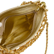 Chanel Gold Lambskin Chain Handbag