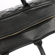 Chanel Black Caviar Bowling Bag 37