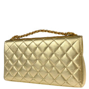 Chanel 1996-1997 Gold Lambskin Chain Handbag