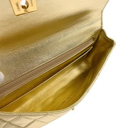 Chanel Gold Lambskin Chain Handbag