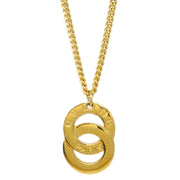 Celine Gold Chain Pendant Necklace