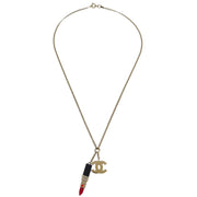 Chanel Lipstick Pendant Necklace 05P