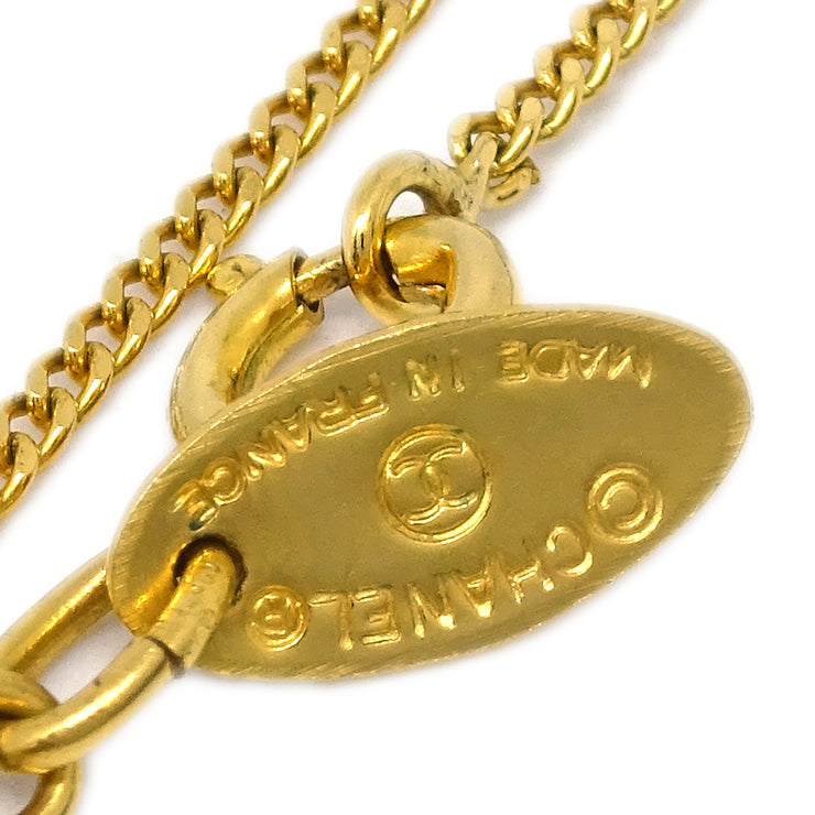 Chanel Gold Mini CC Chain Pendant Necklace