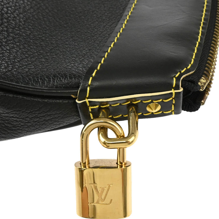 Louis Vuitton 2008 Black Suhali Lockit Clutch Bag M95628