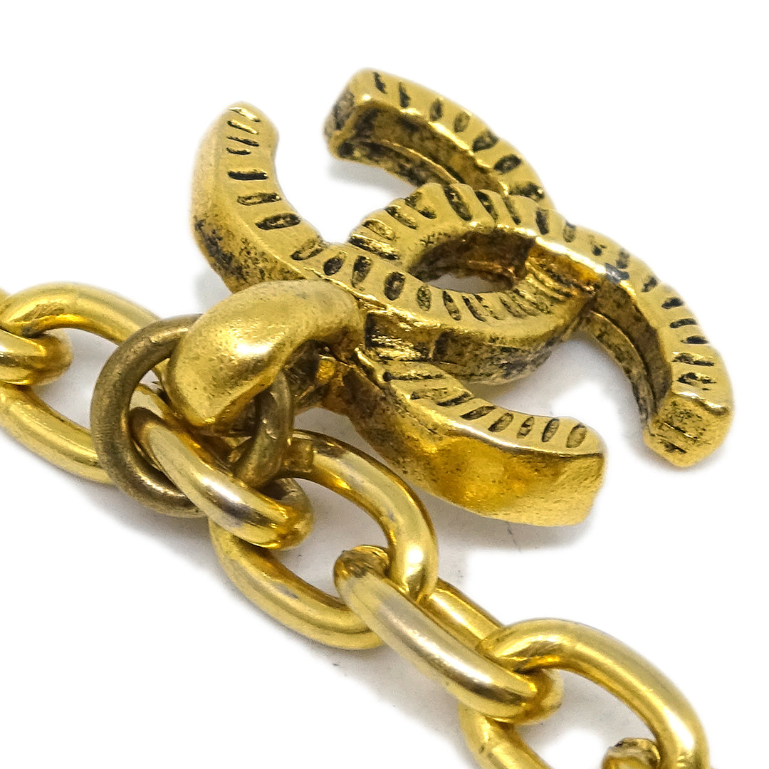 Chanel CC Gold Chain Pendant Necklace – AMORE Vintage Tokyo