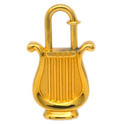 Hermes 1996 Harp Cadena Padlock Gold Small Good