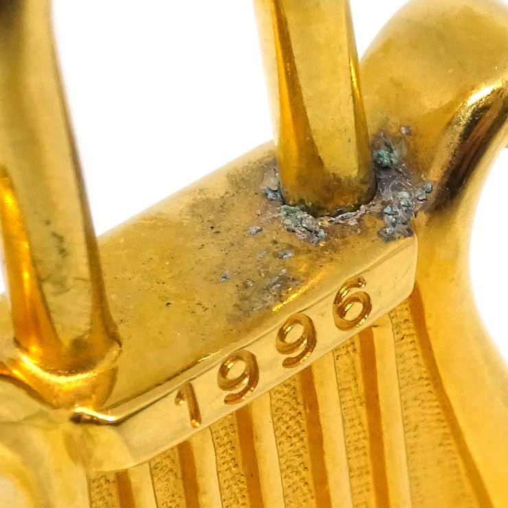 Hermes 1996 Harp Cadena Padlock Gold Small Good