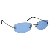 Chanel Sunglasses Eyewear Blue Small Good