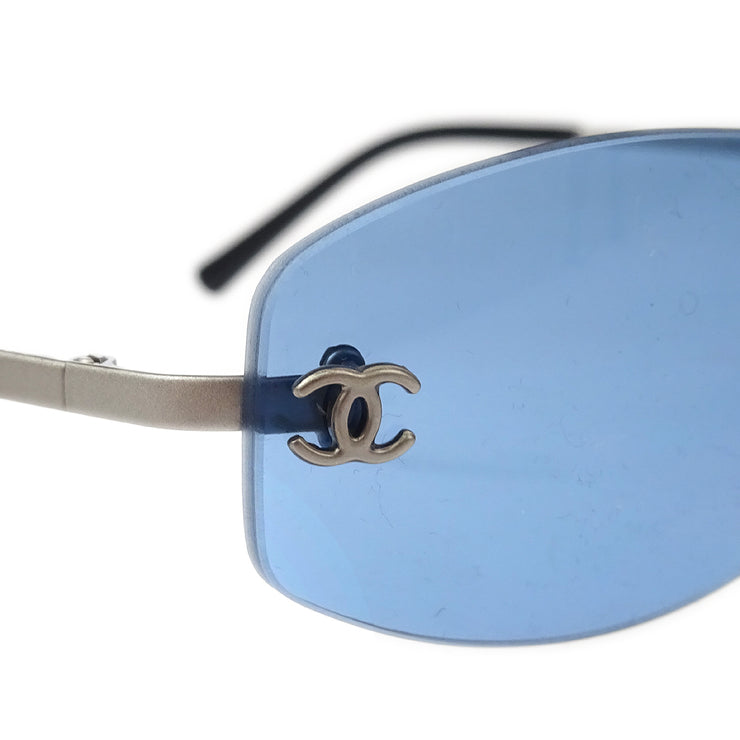 Chanel Sunglasses Eyewear Blue Small Good