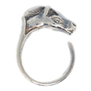 Hermes Horse Ring Silver #48 #8