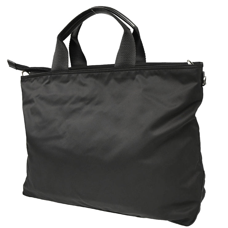 Prada Black Nylon 2way Shoulder Tote Handbag