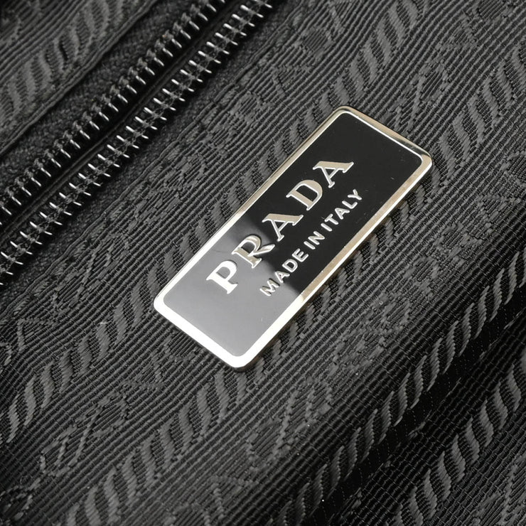 Prada Black Nylon 2way Shoulder Tote Handbag