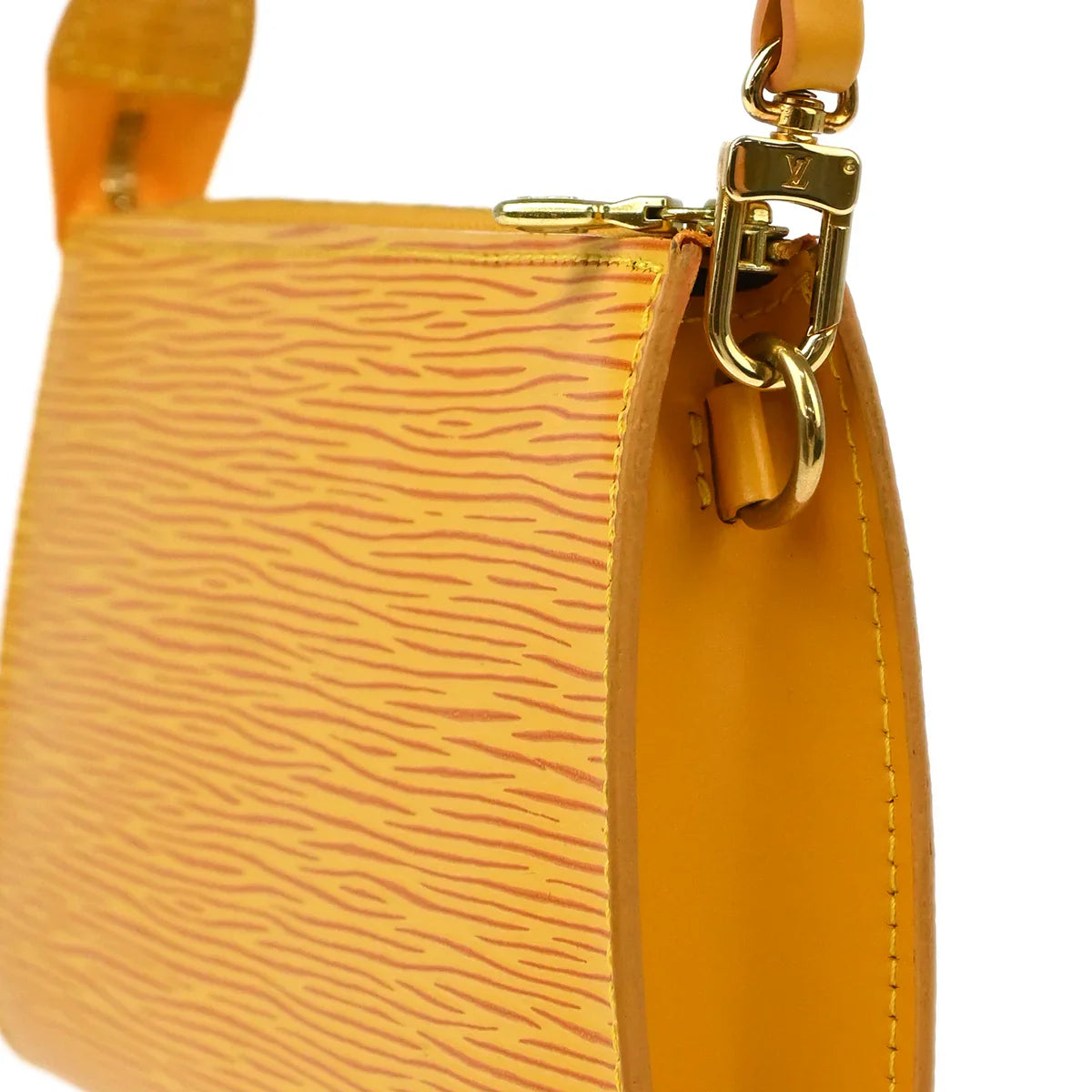 Louis Vuitton 2000 Yellow Epi Pochette Accessoires 21 Handbag M52959