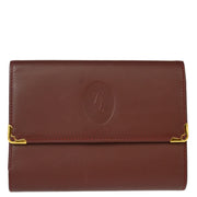 Cartier Bordeaux Must de Cartier Wallet