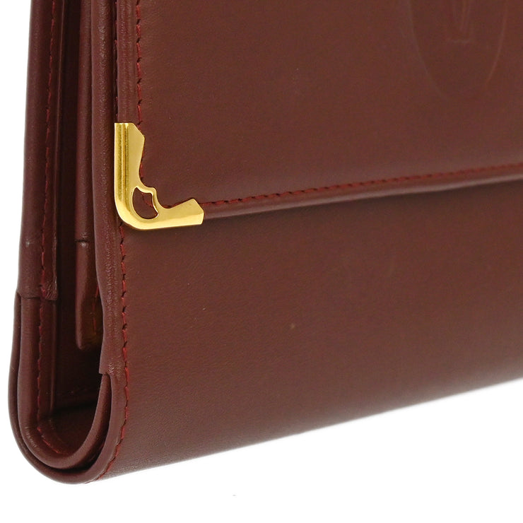 Cartier Bordeaux Must de Cartier Wallet