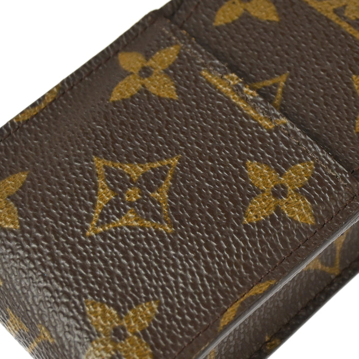 Louis Vuitton 2002 Monogram Etui Cigarette Case M63024 Small Good