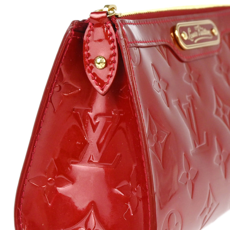 Louis Vuitton 2008 Red Vernis Trousse Cosmetic M93568