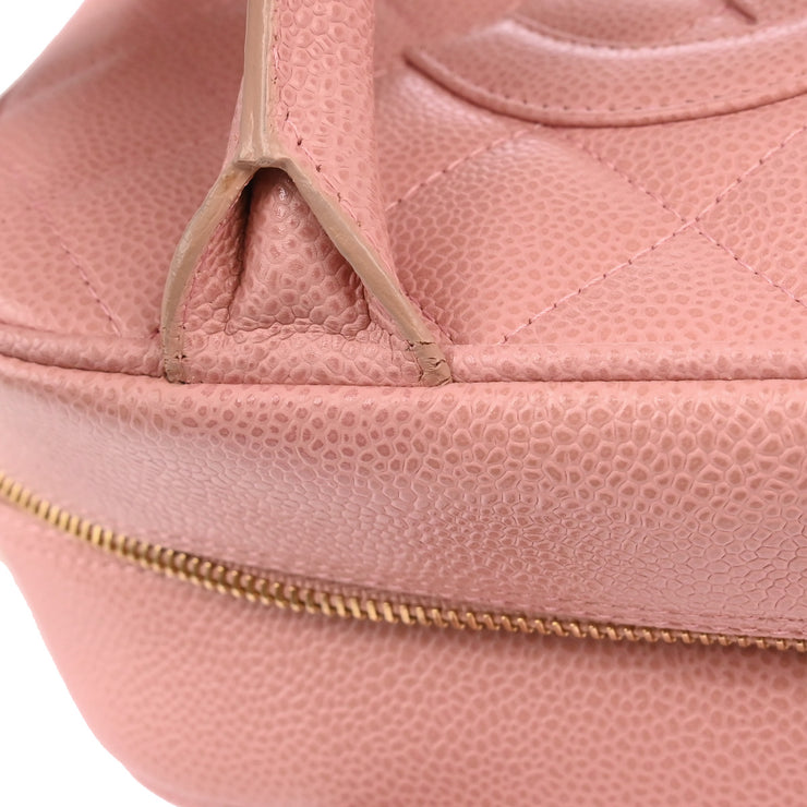 Chanel 2003-2004 Pink Caviar Bowling Bag 27