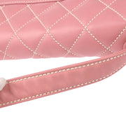 Chanel Pink Calfskin Wild Stitch Handbag