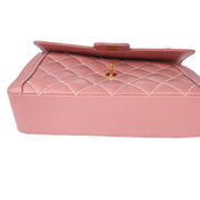 Chanel Pink Calfskin Wild Stitch Handbag