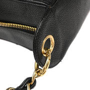 Chanel Black Caviar Chain Shoulder Bag