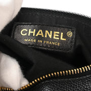 Chanel Black Caviar Chain Shoulder Bag