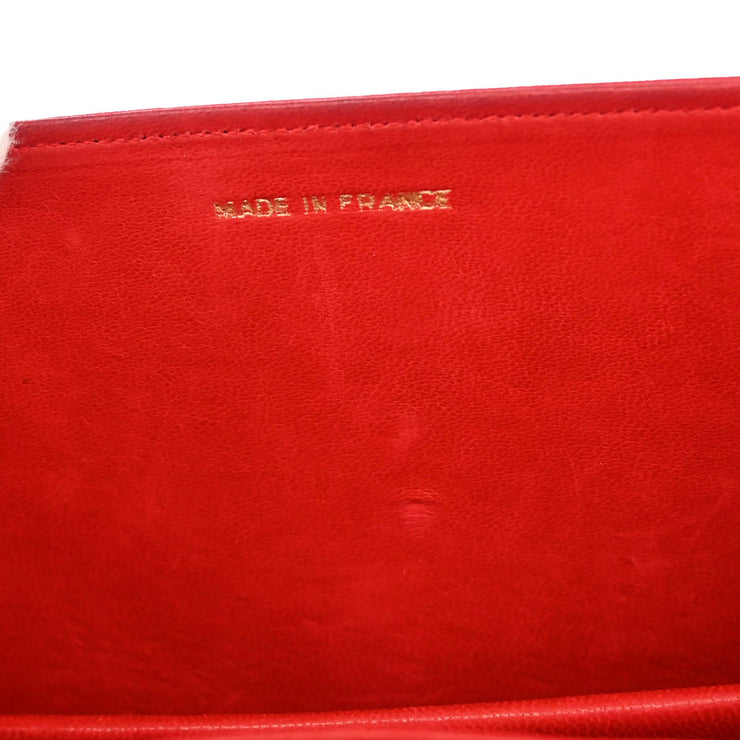 Chanel * Red Lizard Shoulder Bag