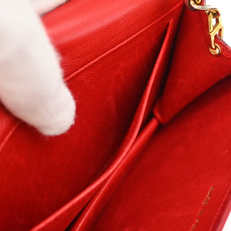 Chanel * Red Lizard Shoulder Bag