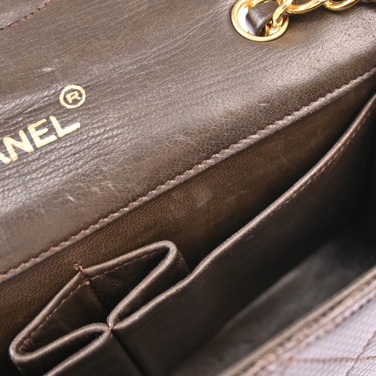 Chanel * Brown Lizard Shoulder Bag