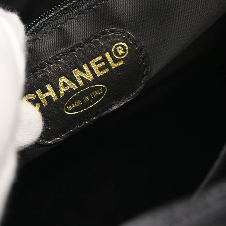 Chanel Black Caviar Shoulder Tote Bag