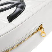 Chanel * 1994-1996 White Heart Vanity Handbag