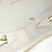 Chanel * White Heart Vanity Handbag